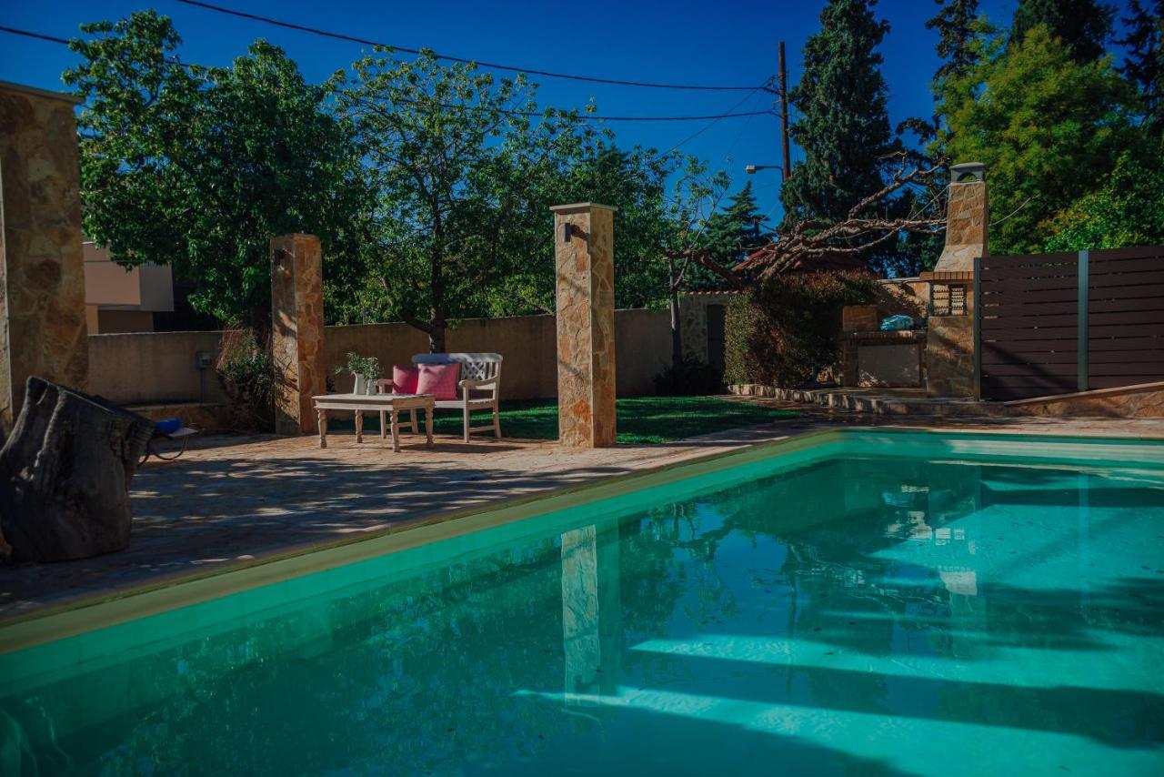 Pool And Sea View Apartments Agia Marina  외부 사진