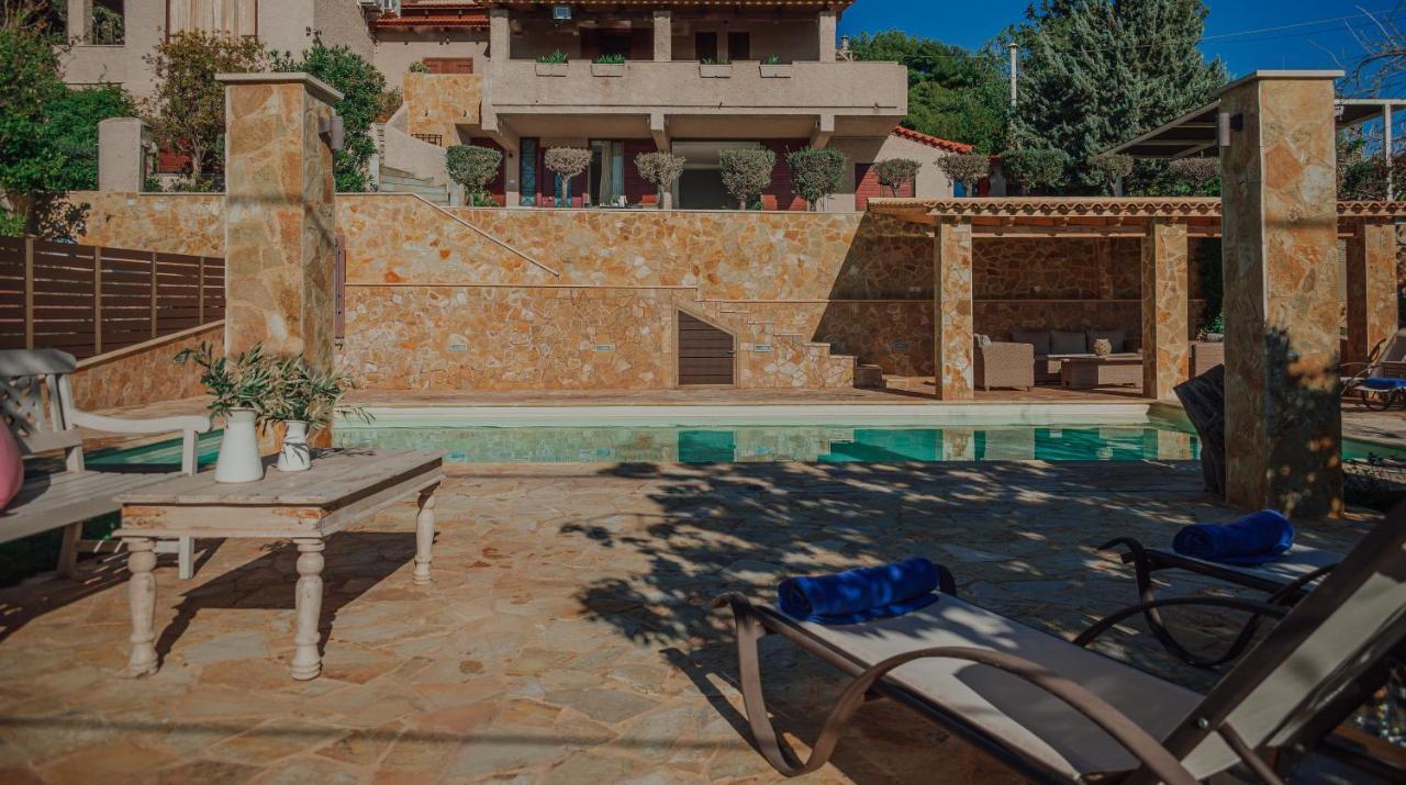 Pool And Sea View Apartments Agia Marina  외부 사진